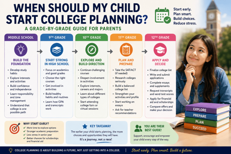 When Should My Child Start College Planning? A Grade-by-Grade Guide for Parents